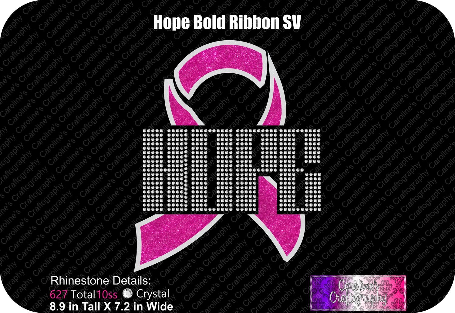 Hope Ribbon Bold Stone Vinyl