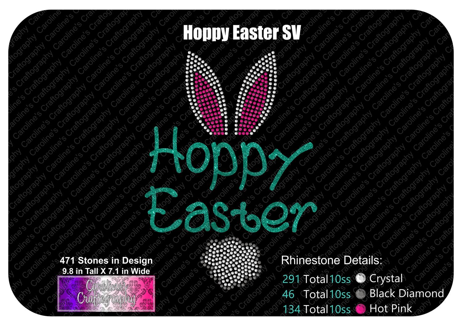 Hoppy Easter Stone Vinyl