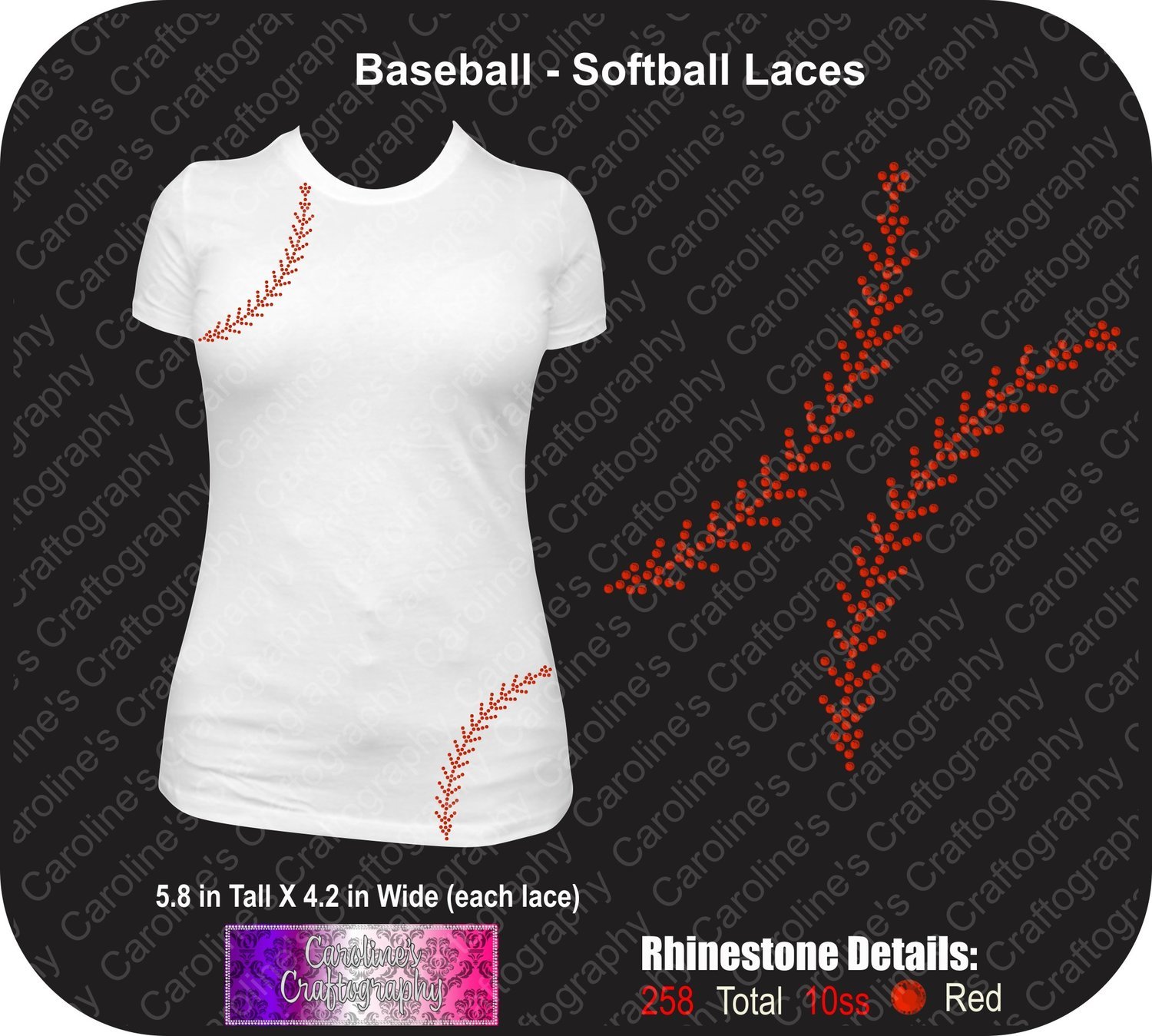 Baseball - Softball Laces Stone