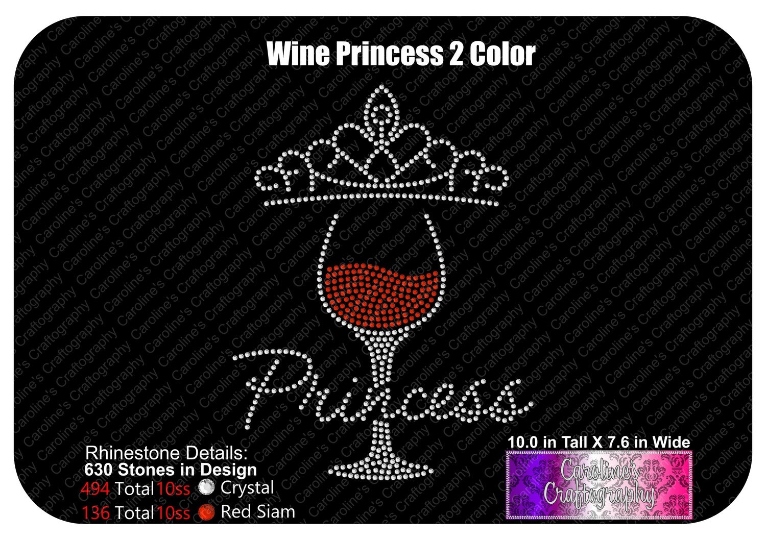 Wine Princess 2 Color Stone