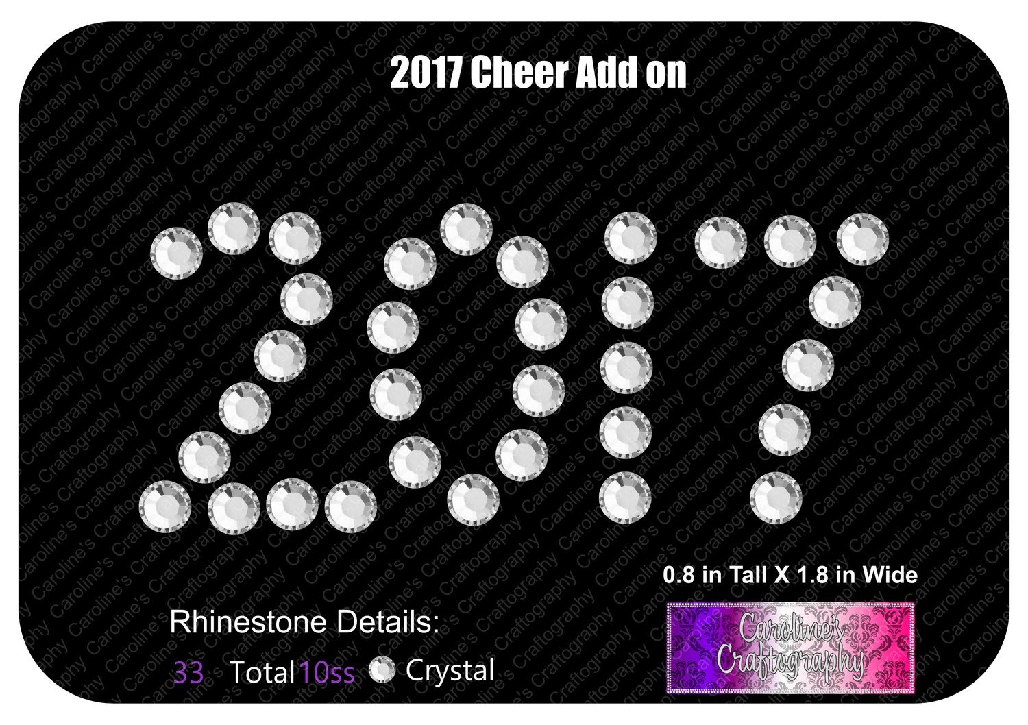 2017 Cheer Bow Add on