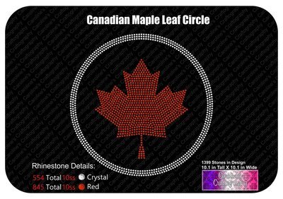 Canadian Maple Leaf Circle