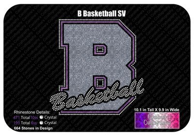 B Basketball Stone Vinyl (SV)