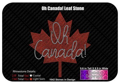 Oh Canada! Maple Leaf Stone