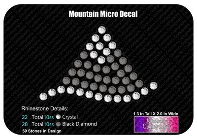 Mountain Micro Decal Stone