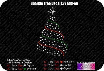 Sparkle Tree LVE Add-on Decal Stone