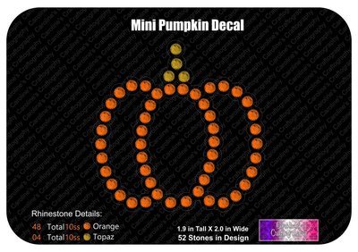 Pumpkin Mini Decal