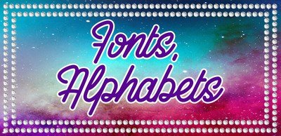 Fonts - Alphabets