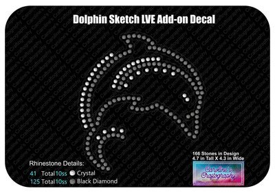 Dolphin Sketch LVE Add-on Decal Stone