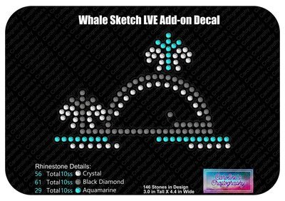 Whale Sketch LVE Add-on Decal Stone