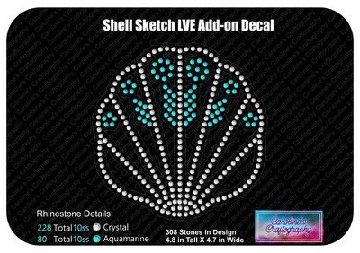Shell Sketch LVE Add-on Decal Stone