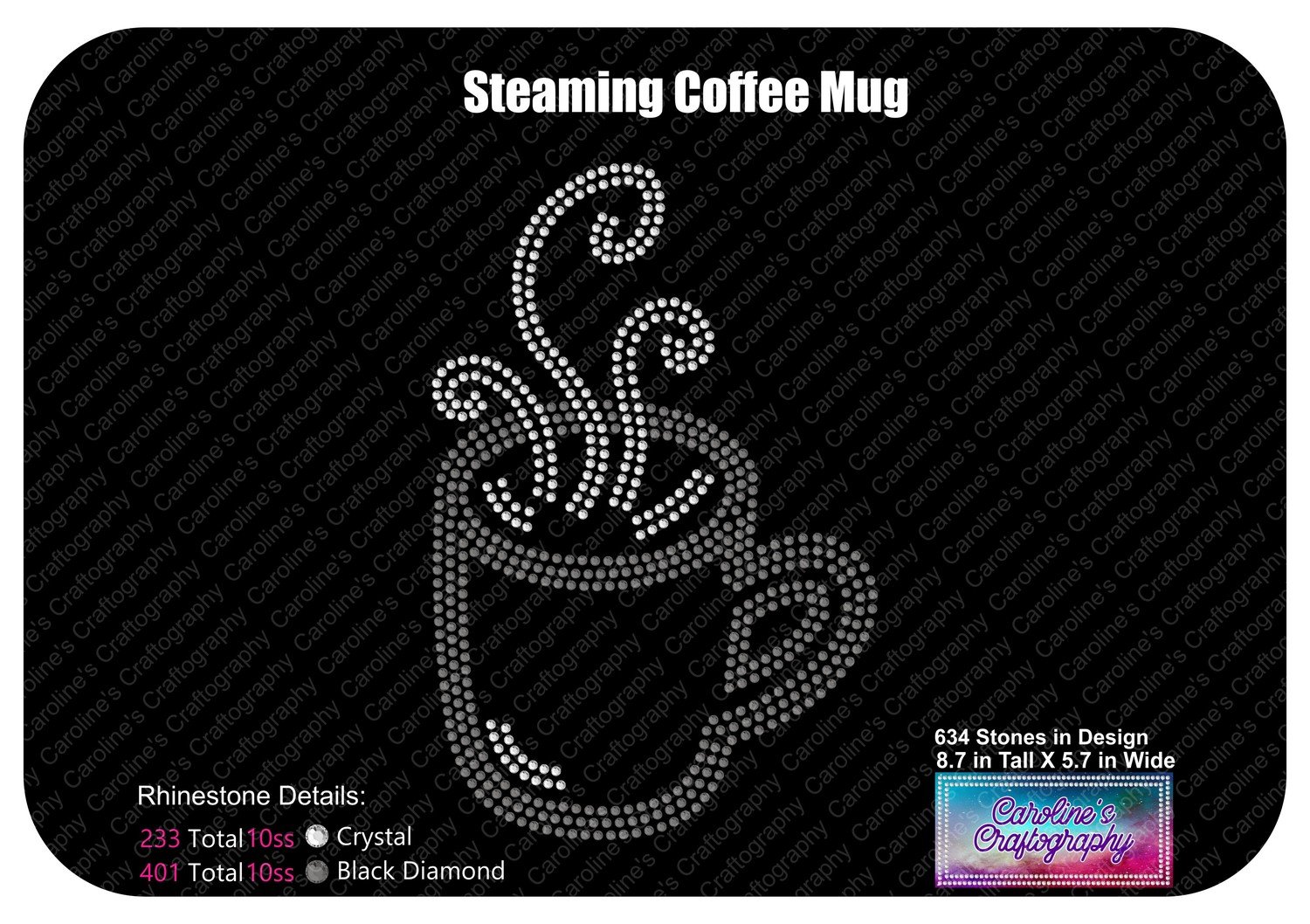 Steaming Coffee Mug Stone