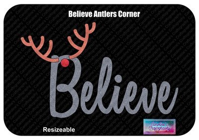 Believe Antlers Corner Red Nose Vinyl