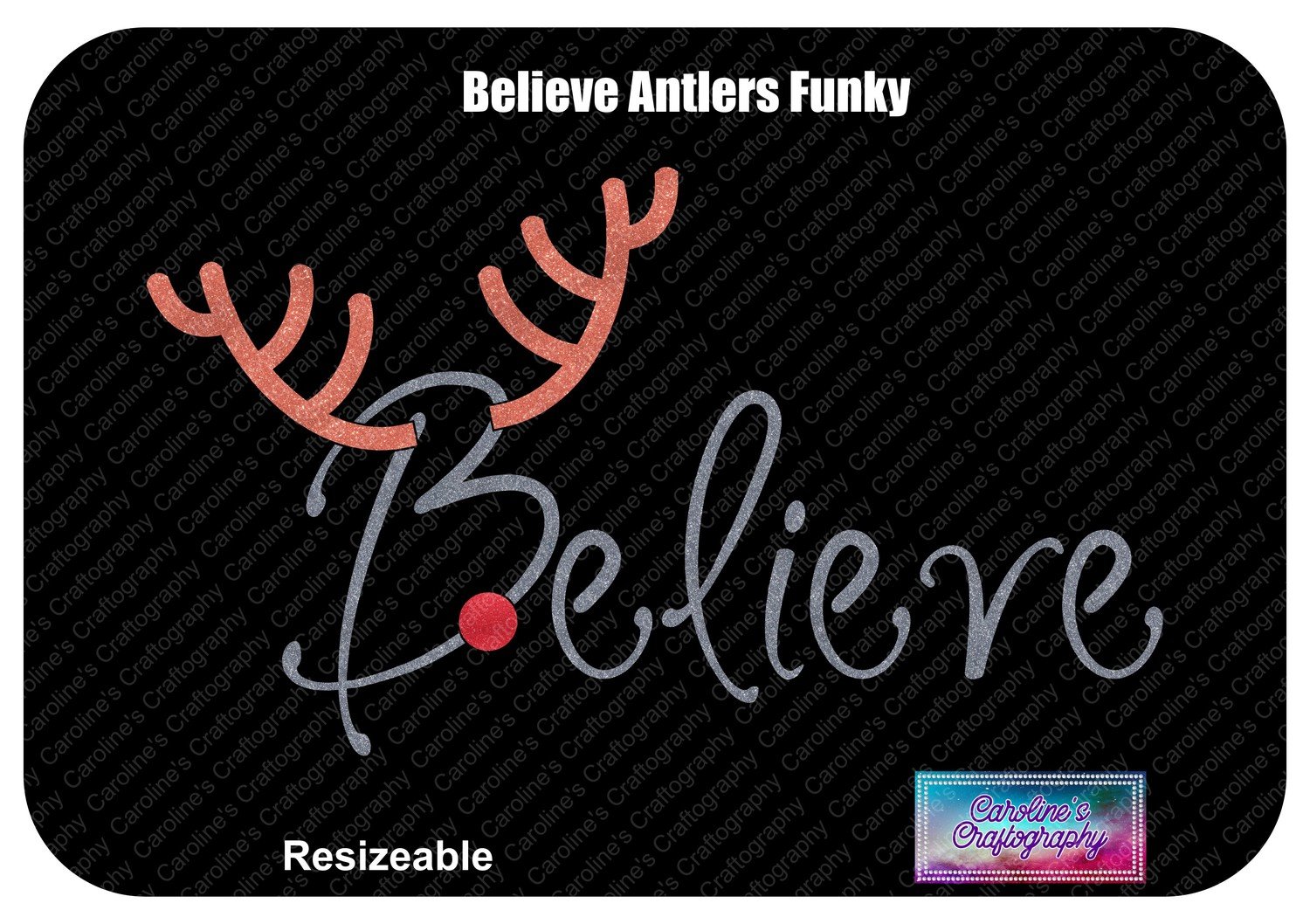 Believe Antlers Funky Red Nose Vinyl