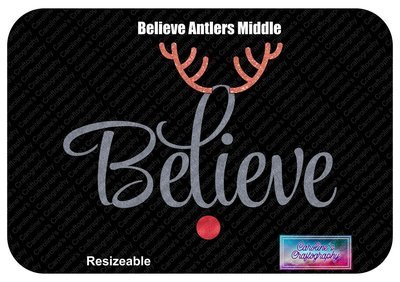 Believe Antlers Middle Red Nose Vinyl