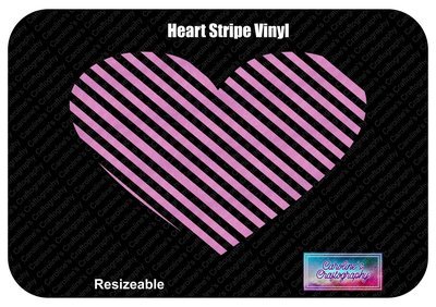 Heart Stripe Vinyl