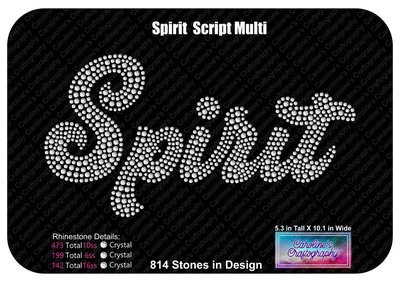 Spirit Script Multi Stone