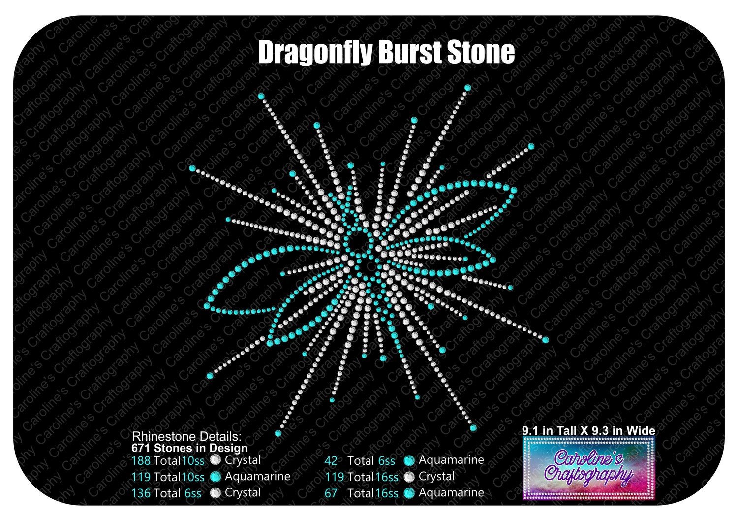 Dragonfly Burst Stone