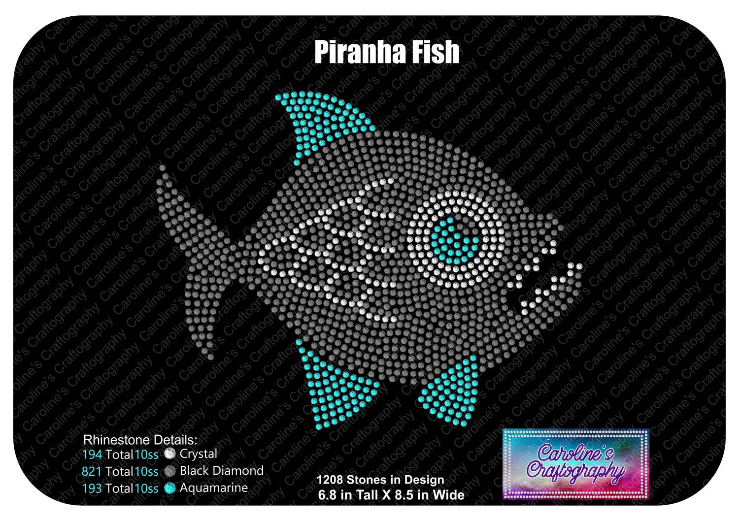 Piranha Fish Stone