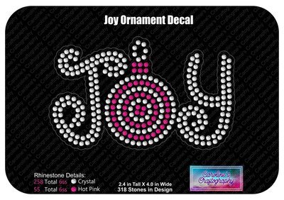 Joy Ornament Decal