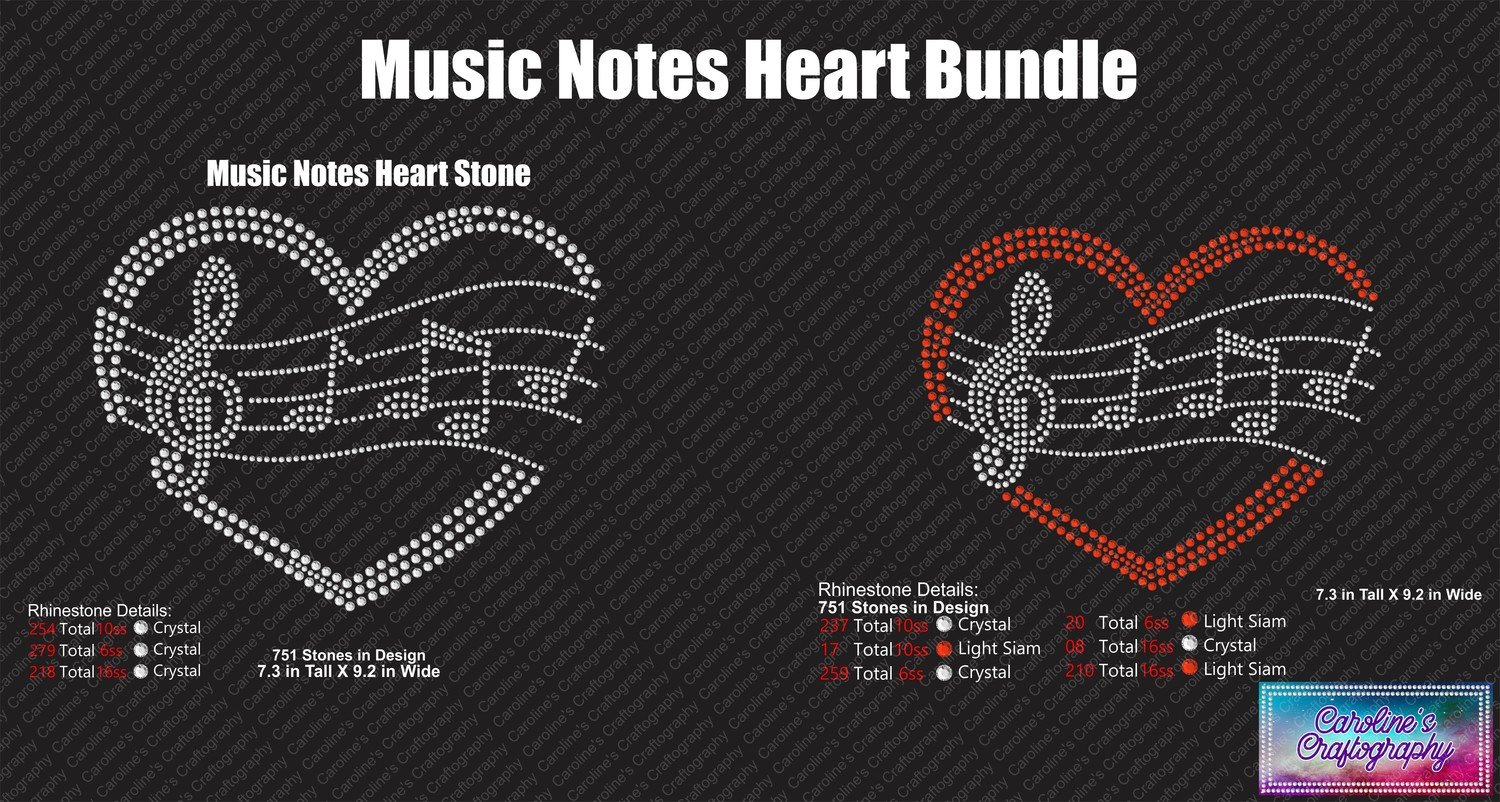 Music hearts Stone Bundle