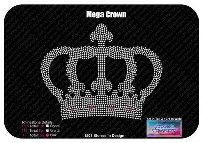 Mega Crown Rhinestone