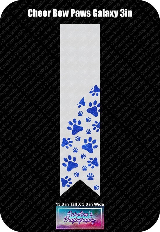 Paws Galaxy 3in Cheer Bow Vinyl