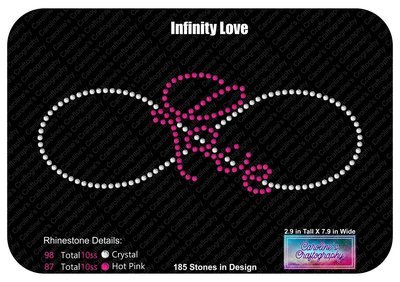 Infinity Love Rhinestone