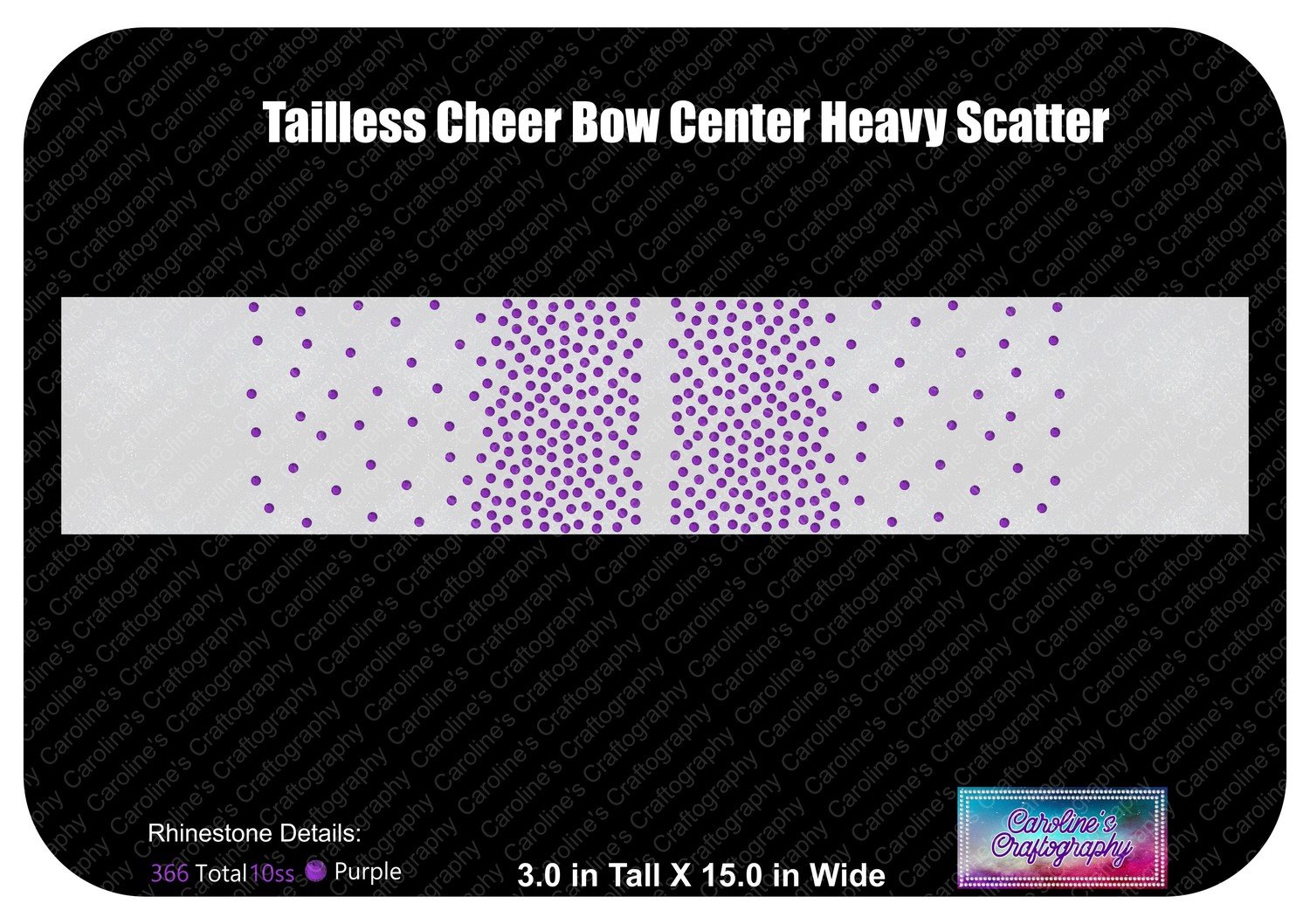 Tailless Cheer Bow Center Heavy Scatter