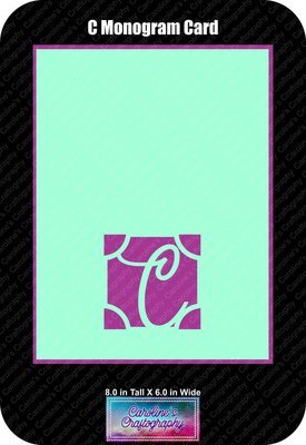 C Monogram Card Base