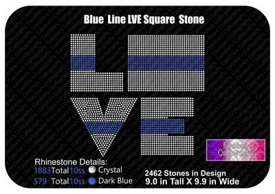 Blue Line Square LVE Stone