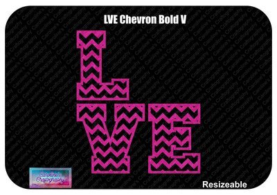 Chevron LVE Bold Vinyl 1 Color
