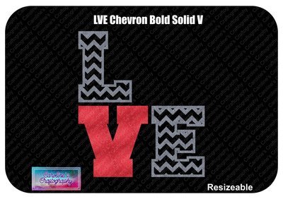 Chevron LVE Bold Solid V Vinyl