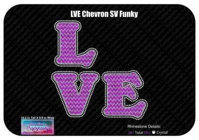 Chevron LVE Stone Vinyl Funky
