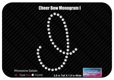 I Monogram Cheer Add-on Stone