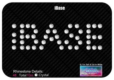 iBASE Cheer Bow Add On - Small Text