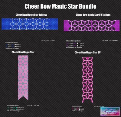 Cheer Bow Magic Star Bundle