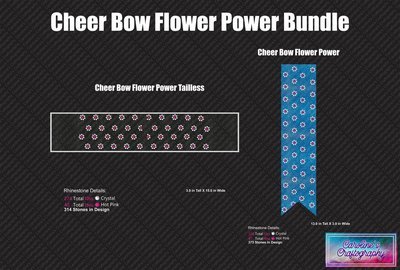 Cheer Bow Flower Power Bundle