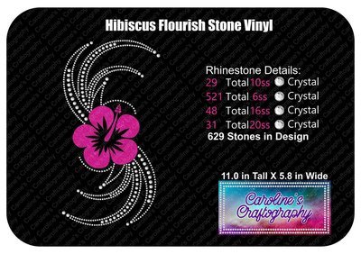 Hibiscus Flourish Stone Vinyl