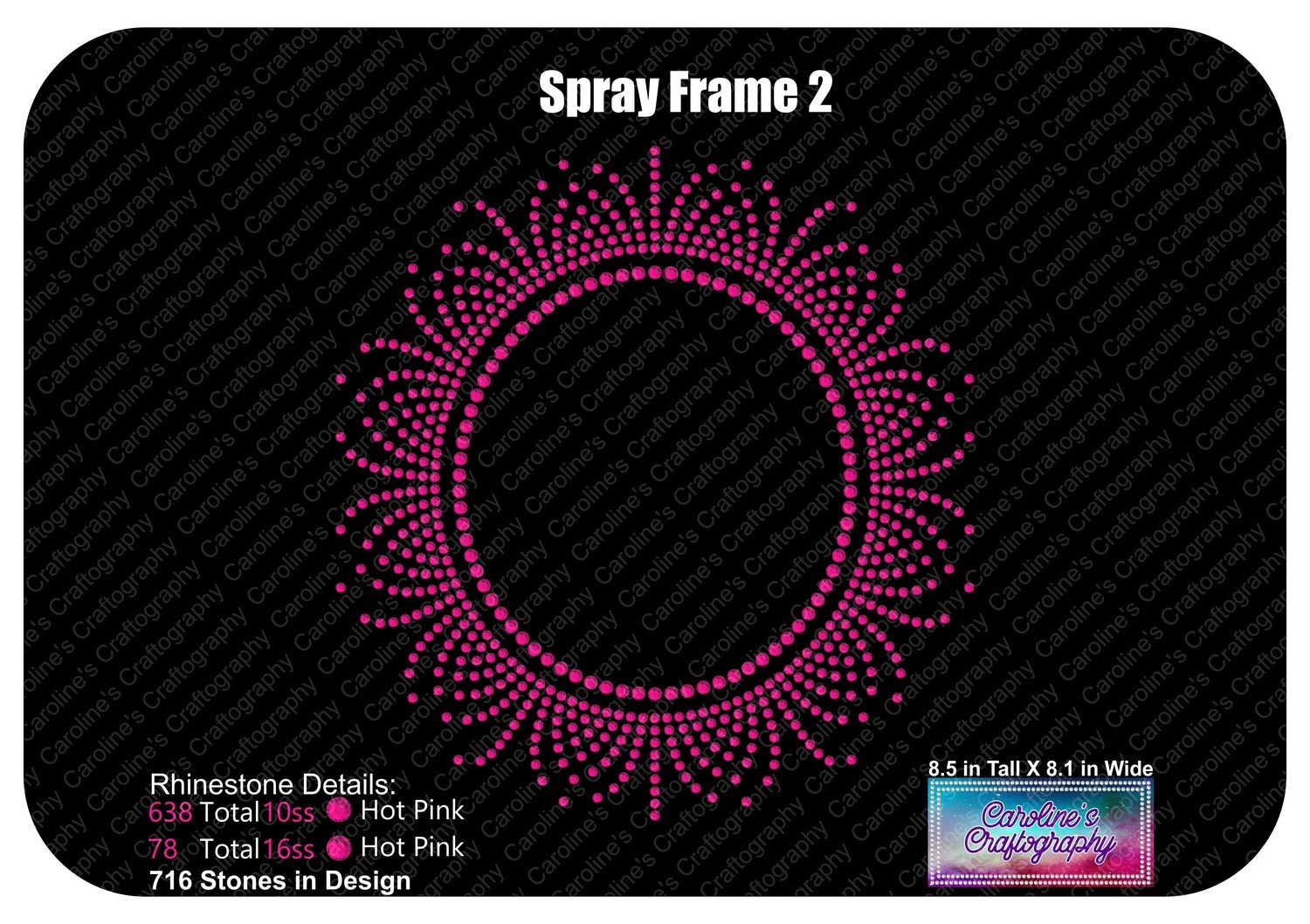 Monogram Circle Spray 2 Frame