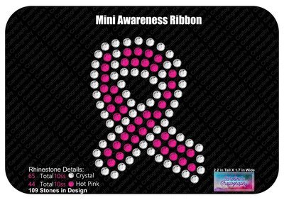 Mini Awareness Ribbon (No Decal Cutline)