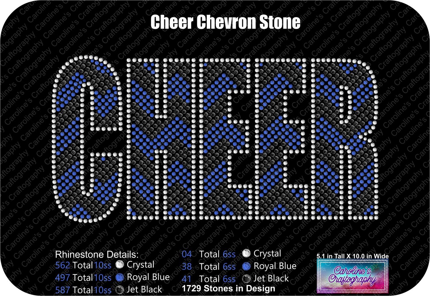 Cheer Chevron Stone
