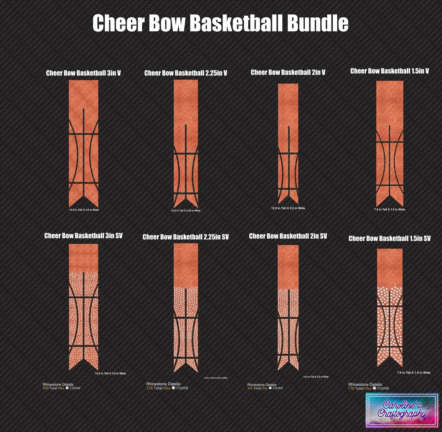 Cheer Bow Basketball Bundle