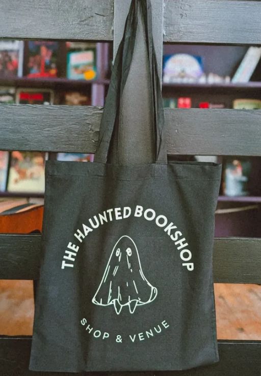 The Haunted Bookshop Tote Bag