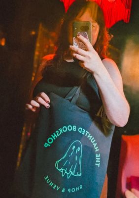 The Haunted Bookshop Tote Bag