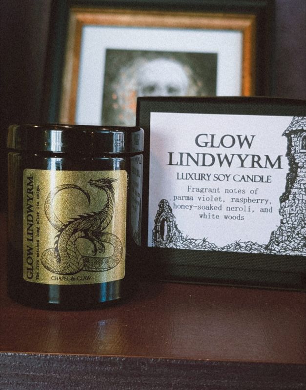 Chapel &amp; Claw Scented Candle Glow Lindwyrm