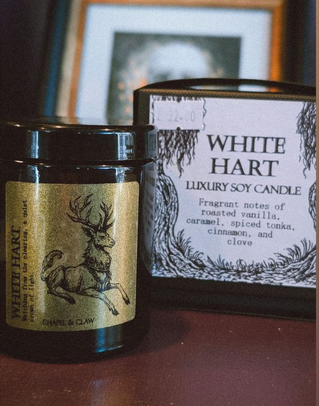 Chapel &amp; Claw Scented Candle White Hart