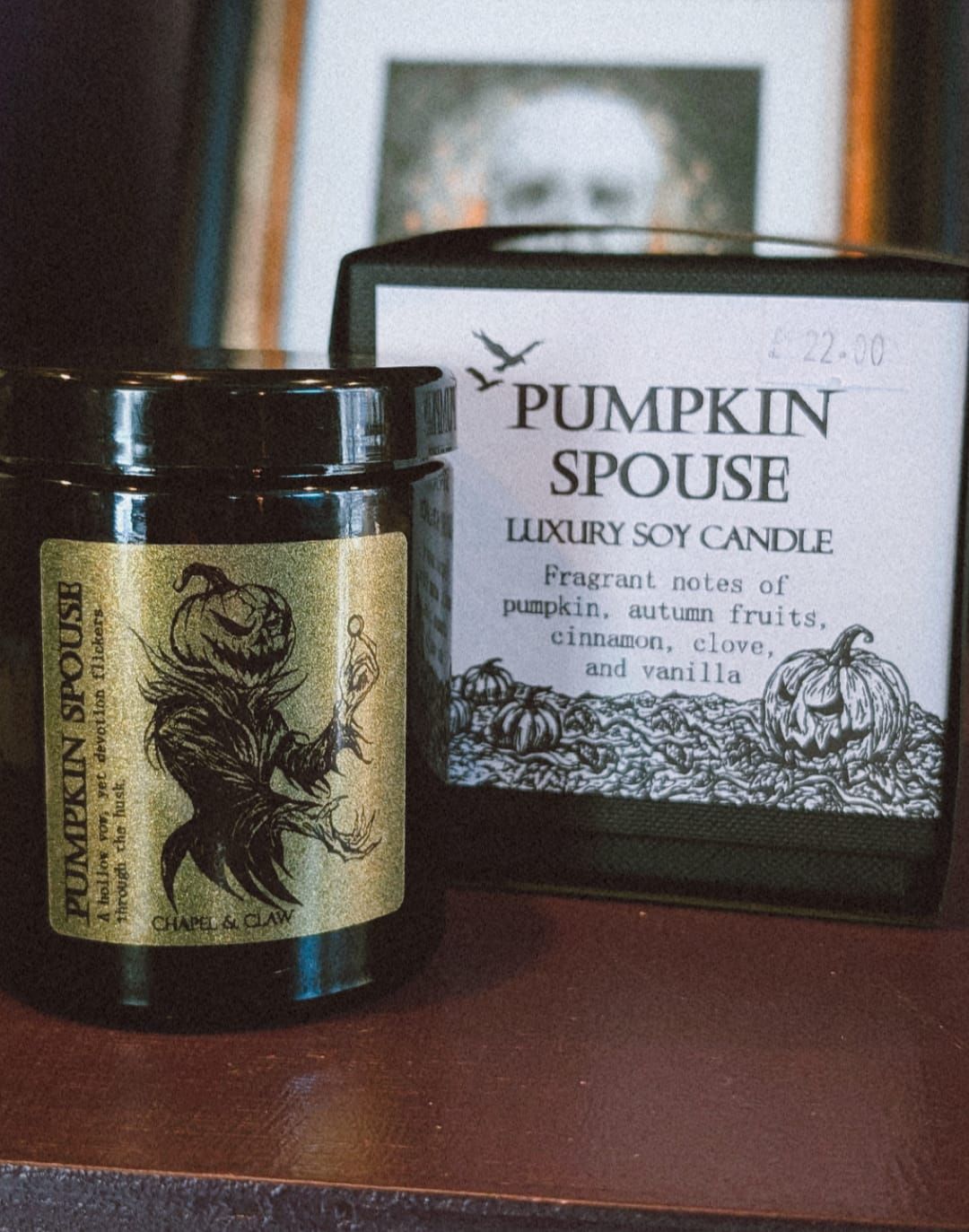Chapel &amp; Claw Scented Candle Pumpkin Spouse