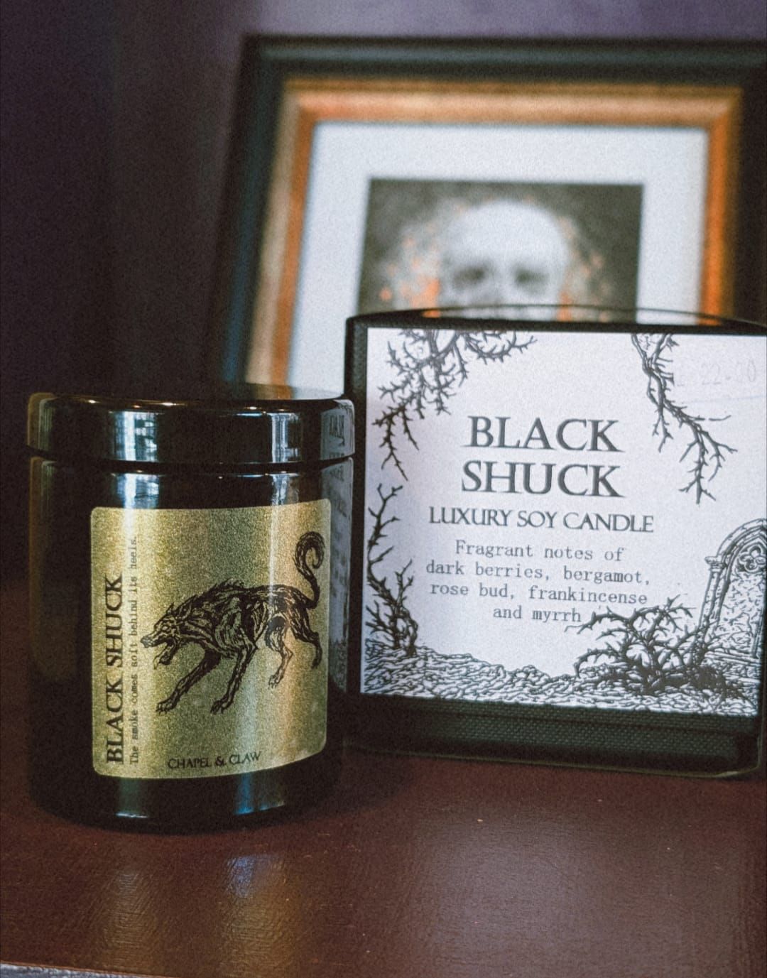 Chapel &amp; Claw Black Shuck Scented Candle