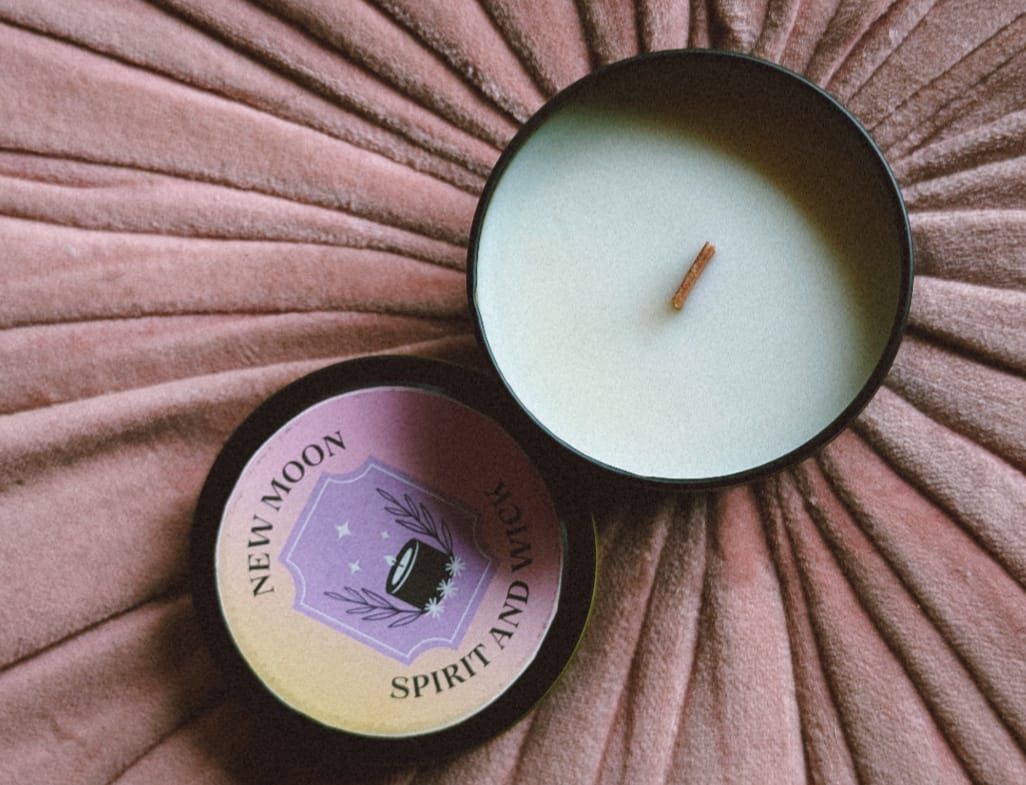 Spirit &amp; Wick Scented Candle New Moon